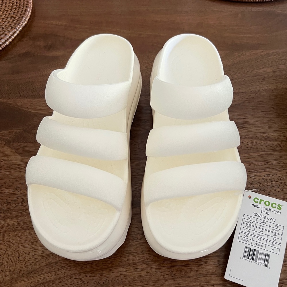 CROCS Mega Crush Triple Strap Sandals